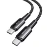 Essager 240W USB-C Kábel, 2m, (Fekete) (EXCTT3-CGA0G-P)