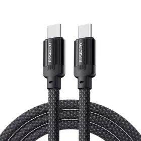 Essager 240W USB-C Kábel, - 1m, (Fekete) (EXCTT3-YS01-P)