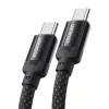 Essager 240W USB-C Kábel, - 1m, (Fekete) (EXCTT3-YS01-P)