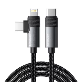   Essager 65W USB-C Lightning És USB-C Kábel, - 1m, (Szürke) (EXCTTL-WL0G-P)