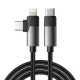 Essager 65W USB-C Lightning És USB-C Kábel, - 1m, (Szürke) (EXCTTL-WL0G-P)