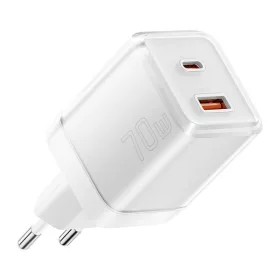  Essager 70W GaN USB-C És USB-A Fali Töltő (EZCT70-YQB02-Z)