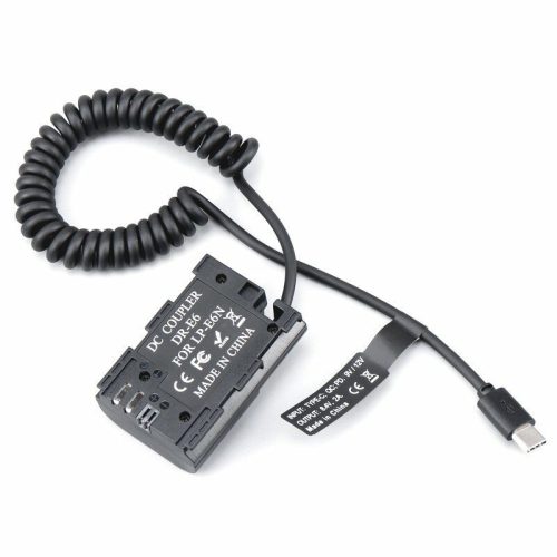 Canon LP-E6 USB-C akkumulátor adapter