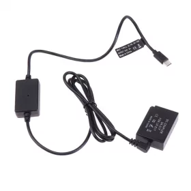   Canon LP-E17 akkumulátor adapter - DR-E17 LPE17 USB folyamatos töltő akkumulátor