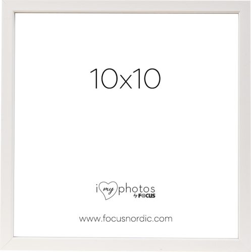 Focus Képkeret - Rock - Fehér  (10x10)