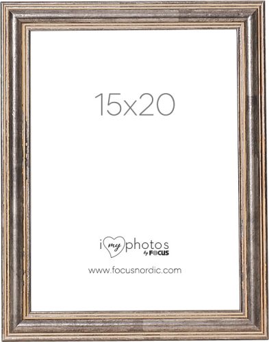 Focus Tango képkeret - Fa Acél  (15x20)