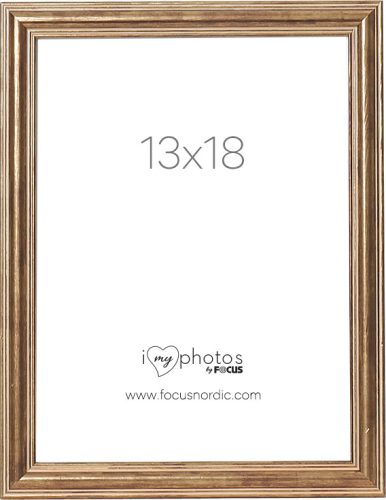 Focus Tango képkeret - Fa bronz  (13x18)
