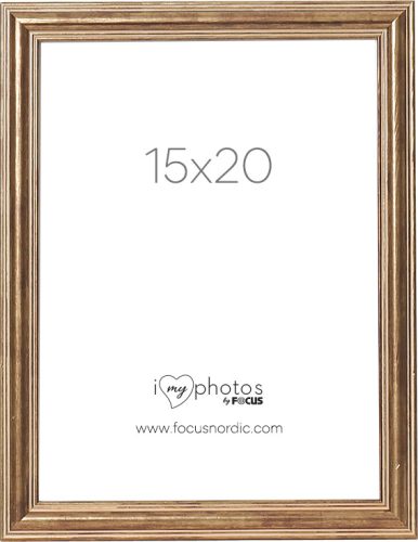 Focus Tango képkeret - Fa Bronz  (15x20)