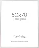 Focus Soul képkeret - Fehér  (50x70) plexi