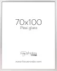 Focus Soul képkeret - Fehér  (70x100) plexi