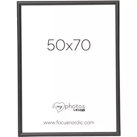 Focus Képkeret -  Can-Can Alumínium - Fekete  (50x70)