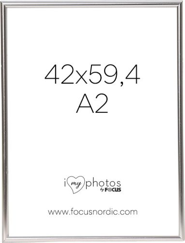 Focus Képkeret -  Can-Can Shiny Silver  (42x59,4) (A2)