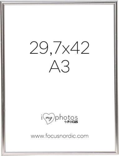 Focus Képkeret -  Can-Can Shiny Silver  (29,7x42) (A3)