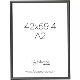  Focus Képkeret -  Can-Can Alumínium - Fekete  (42x59,4) (A2)