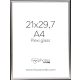Focus Képkeret -  Can-Can Alumínium Vit  (21x29,7) (A4) Plexi