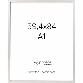 Focus Soul képkeret - Fehér  (59,4x84) (A1) Plexi