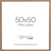 Focus Képkeret Soul Tölgy furnér  (50x50) plexi