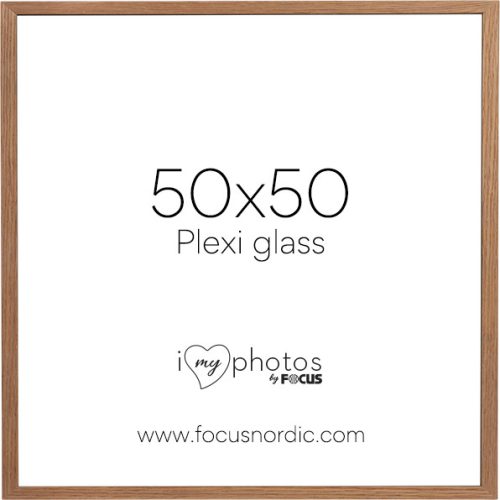 Focus Képkeret Soul Tölgy furnér  (50x50) plexi