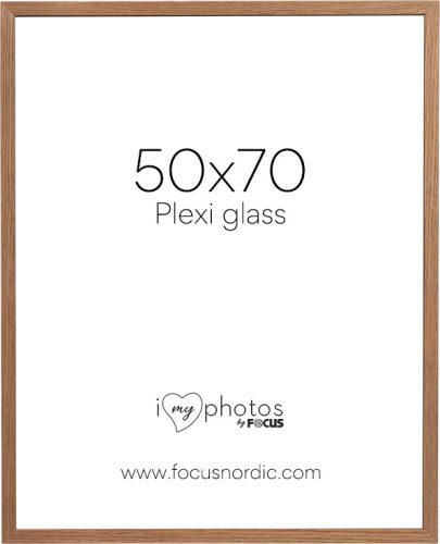 Focus Képkeret Soul Tölgy furnér  (50x70) Plexi