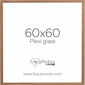 Focus Képkeret Soul - Tölgy furnér  (60x60) Plexi