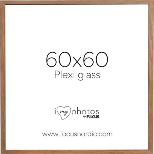 Focus Képkeret Soul - Tölgy furnér  (60x60) Plexi
