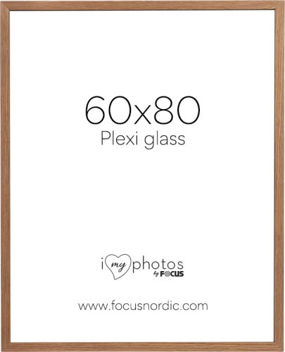 Focus Képkeret Soul - Tölgy furnér  (60x80) Plexi