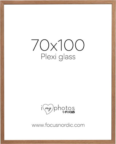 Focus Képkeret Soul Tölgy furnér  (70x100) Plexi