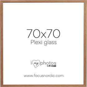 Focus Képkeret Soul Tölgy furnér  (70x70) Plexi