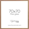 Focus Képkeret Soul Tölgy furnér  (70x70) Plexi