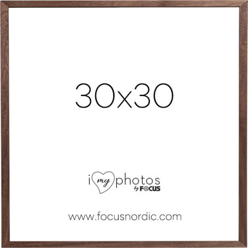 Focus Soul képkeret - diófa furnér  (30x30)