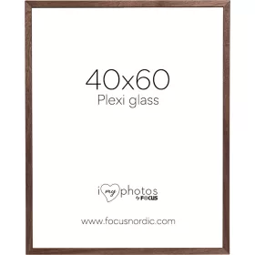 Focus Soul képkeret - diófa furnér  (40x60) plexi