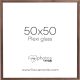 Focus Soul képkeret - diófa furnér  (50x50) plexi