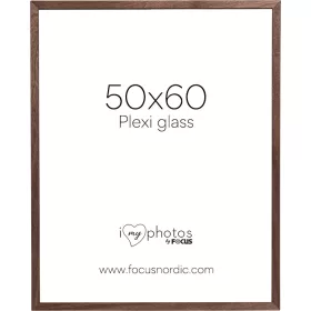 Focus Soul képkeret - diófa furnér  (50x60) plexi
