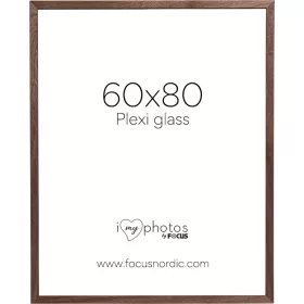 Focus Soul képkeret - diófa furnér  (60x80) plexi