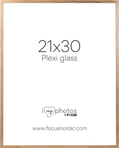 Focus Képkeret Soul - Tölgy furnér  (21x30) Plexi