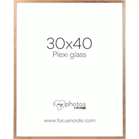 Focus Képkeret Soul - Tölgy furnér  (30x40) Plexi