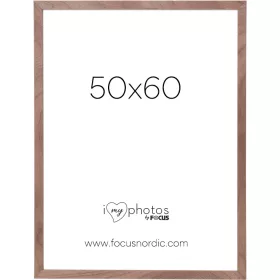Focus Soul képkeret  - diófa furnér  (50x60)