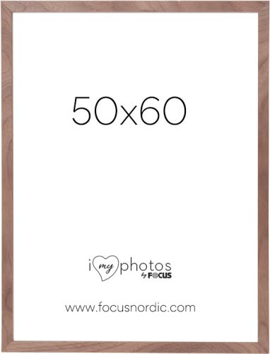 Focus Soul képkeret  - diófa furnér  (50x60)