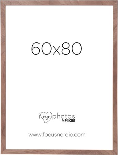 Focus Soul képkeret - diófa furnér  (60x80)