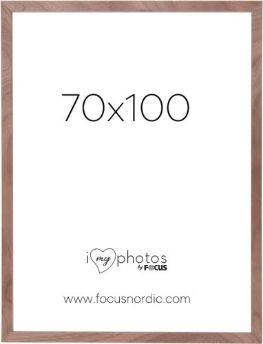 Focus Soul képkeret - diófa furnér  (70x100)