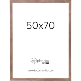 Focus Soul képkeret - diófa furnér  (50x70)