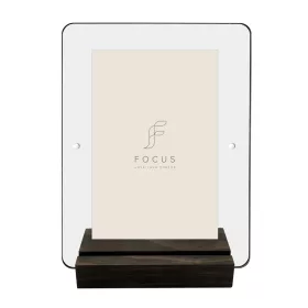   Focus Photo Block fotótartó/képkeret 10x15cm (akrilüveg) - dió