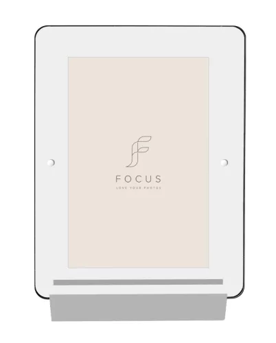 Focus Photo Block fotótartó/képkeret 10x15cm (akrilüveg) - fehér