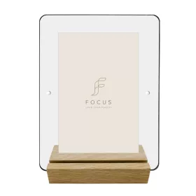   Focus Photo Block fotótartó/képkeret 10x15cm (akrilüveg) - tölgy