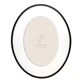   Focus Aster Oval alumínium képkeret 19,6x24,6cm (pp 13x18cm) - fekete