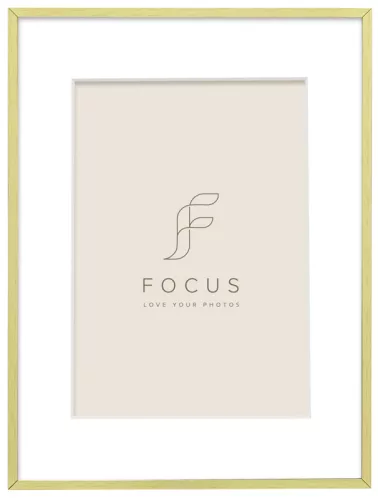 Focus Aster alumínium képkeret 20x25cm (pp 15x20cm) - arany