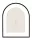 Focus Aster Arch alumínium képkeret 21x26cm (pp 15x20cm) - fekete