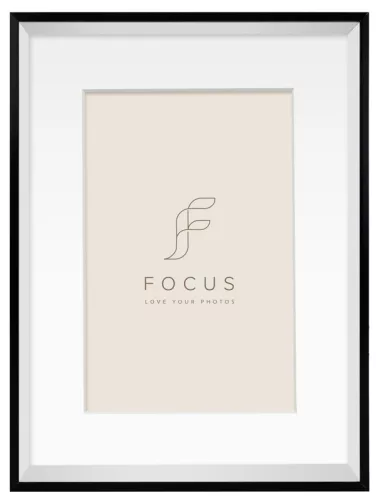 Focus Aster Box alumínium képkeret 20x30cm (pp 13x18cm) - fekete