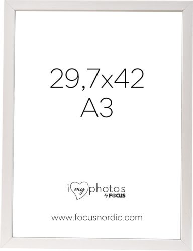 Focus Képkeret - Rock - Fehér  (29,7x42) (A3)