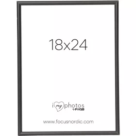 Focus Képkeret -  Can-Can Alumínium - Fekete  (18x24)